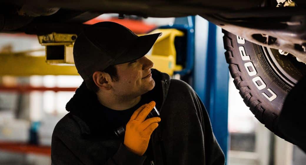 Blue Ridge Automotive technicians at work