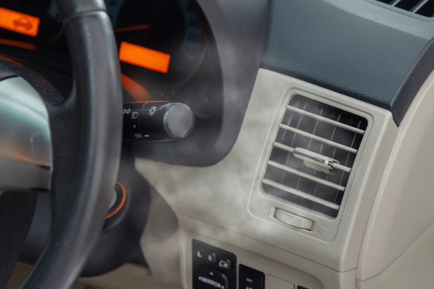 Blue Ridge Automotive | How Often Do You Have to Recharge Your AC in Your Car? Cold air blowing from a car vent, indicating proper function and answering how often do you have to recharge your ac in your car.